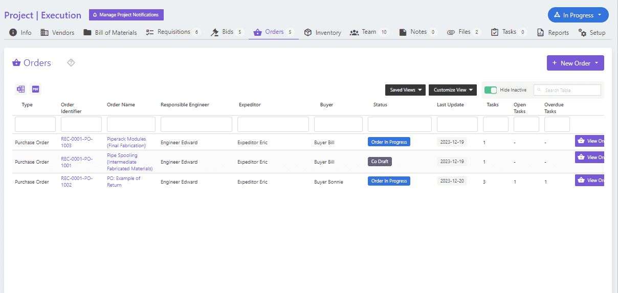 Purchase order management software | Current SCM
