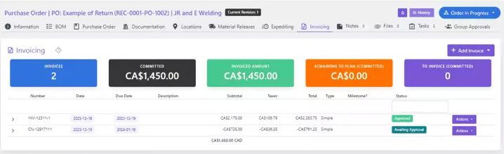 window Screenshot Invoices