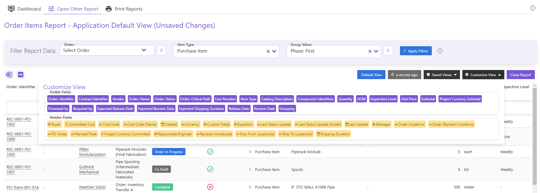 Real-Time Supply Chain Analytics - Custom Reports | Current SCM